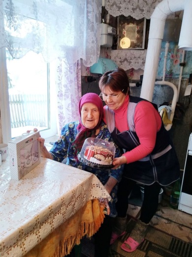 Поздравление ветерана ВОВ с днём рождения