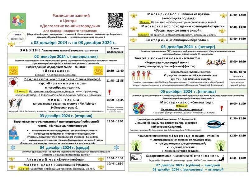 Долголетие по-нижегородски