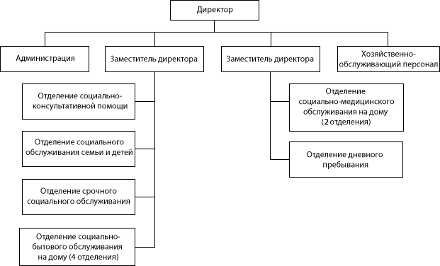 Структура ГБУ «Комплексный центр социального обслуживания населения городского округа Навашинский»